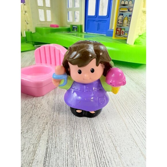 Fisher Price Little People 2008 Happy Sounds Home Furniture Baby Mom High Chair - Picture 6 of 16